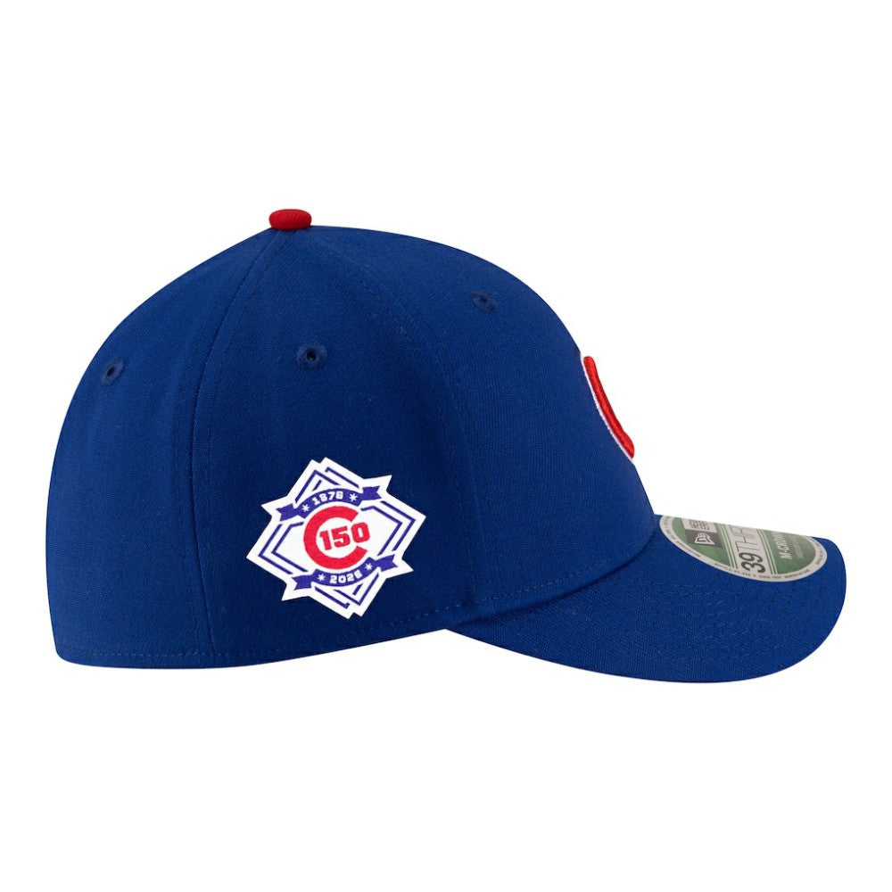 Chicago Cubs New Era 150th Anniversary 39THIRTY M-Crown Flex Hat - Royal - New Era on Sale