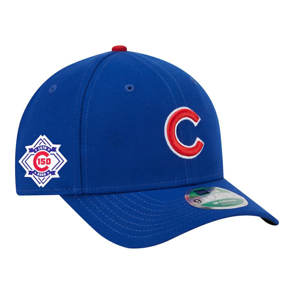 Chicago Cubs New Era 150th Anniversary 9FORTY M-Crown Adjustable Hat - Royal - New Era Discount