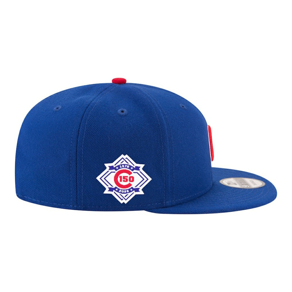 Chicago Cubs New Era 150th Anniversary 9FIFTY Snapback Hat - Royal - New Era Sale