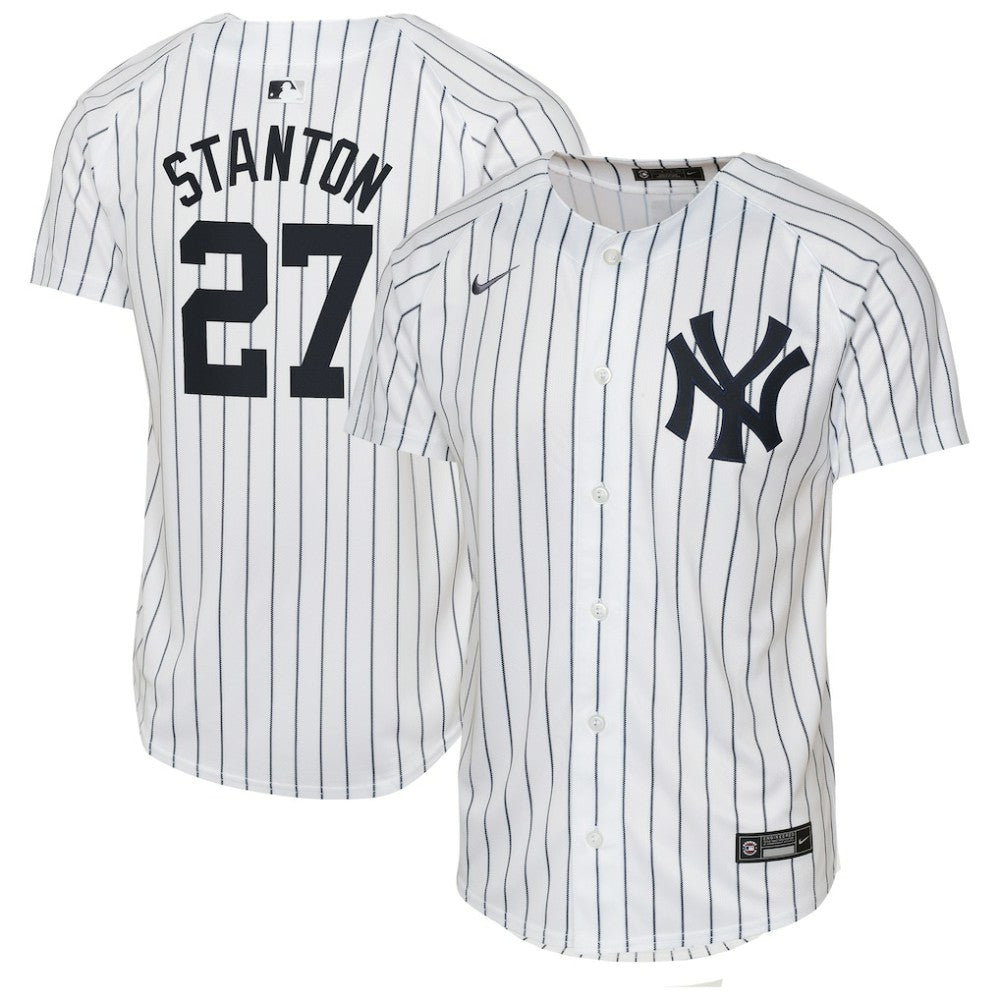Giancarlo Stanton New York Yankees Nike Youth Home Limited Player Jersey - White - Nike Lifestyle