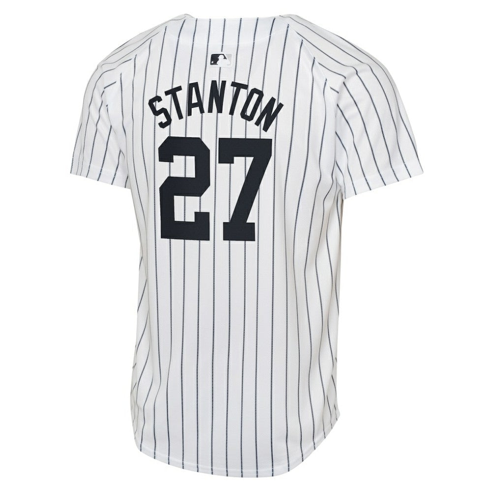Giancarlo Stanton New York Yankees Nike Youth Home Limited Player Jersey - White - Nike Lifestyle