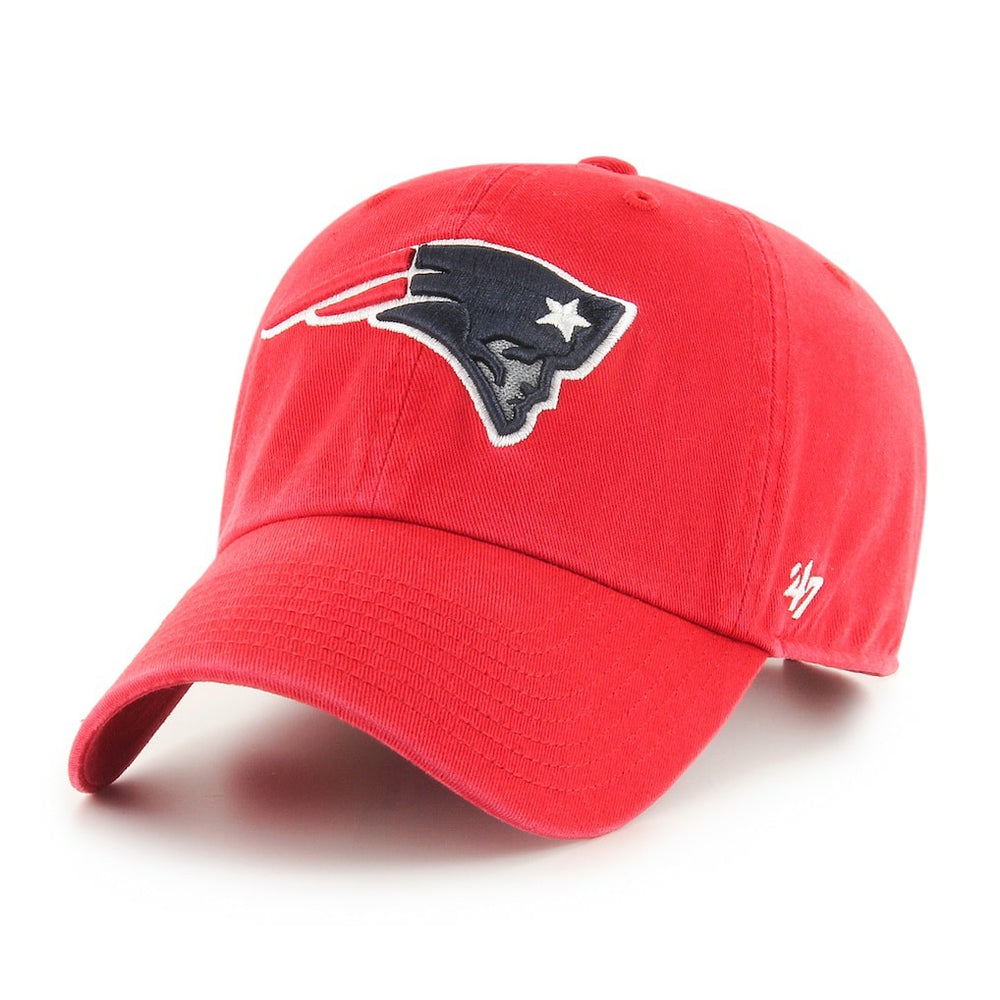 47 brand New England Patriots '47 Preschool Clean Up Adjustable Hat Red