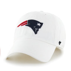 47 brand New England Patriots '47 Preschool Clean Up Adjustable Hat White