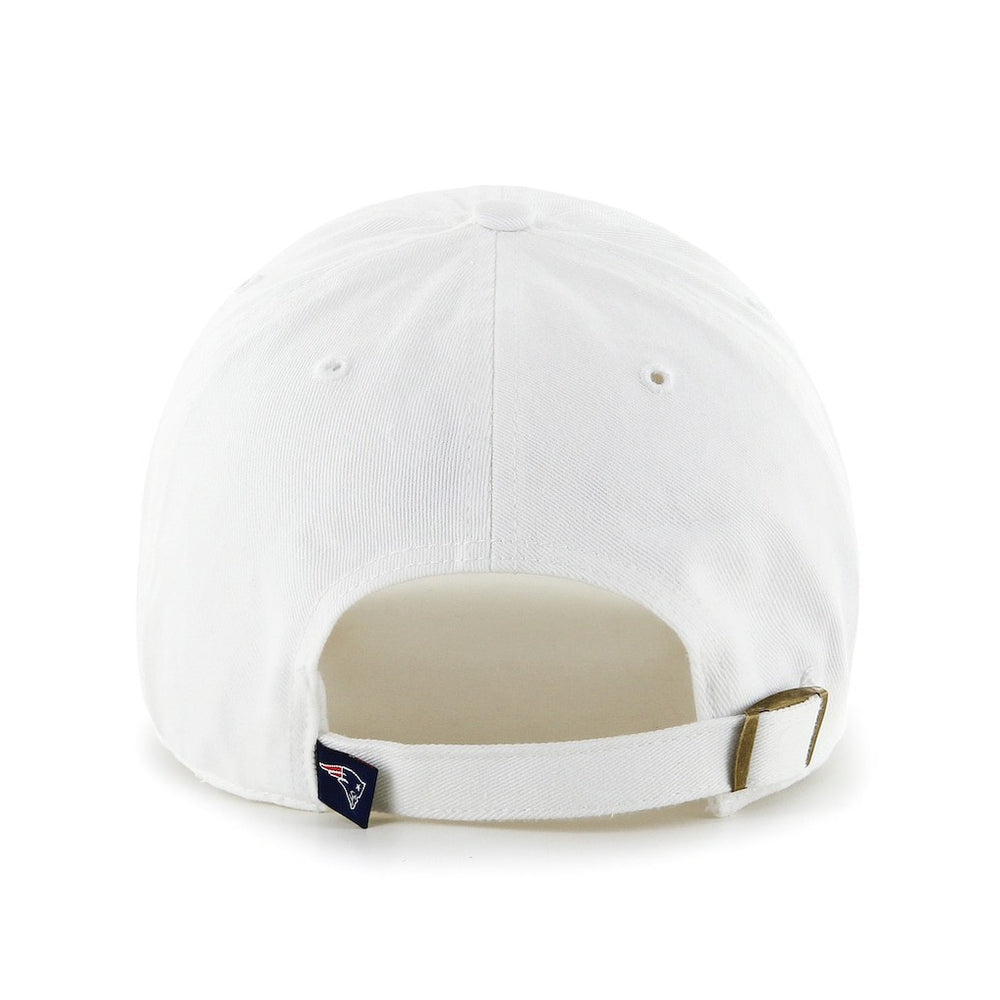 47 brand New England Patriots '47 Preschool Clean Up Adjustable Hat White