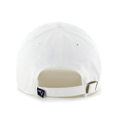 47 brand New England Patriots '47 Preschool Clean Up Adjustable Hat White