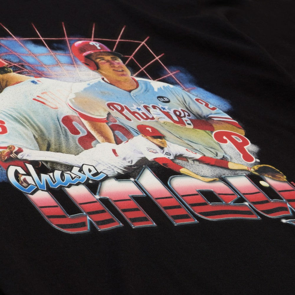 Chase Utley Philadelphia Phillies Mitchell & Ness Legendary Collage Player T-Shirt - Black - Mitchell & Ness on Sale