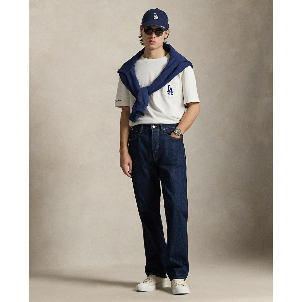 Dodgers Polo Ralph Lauren T-Shirt - White - MLB Sale