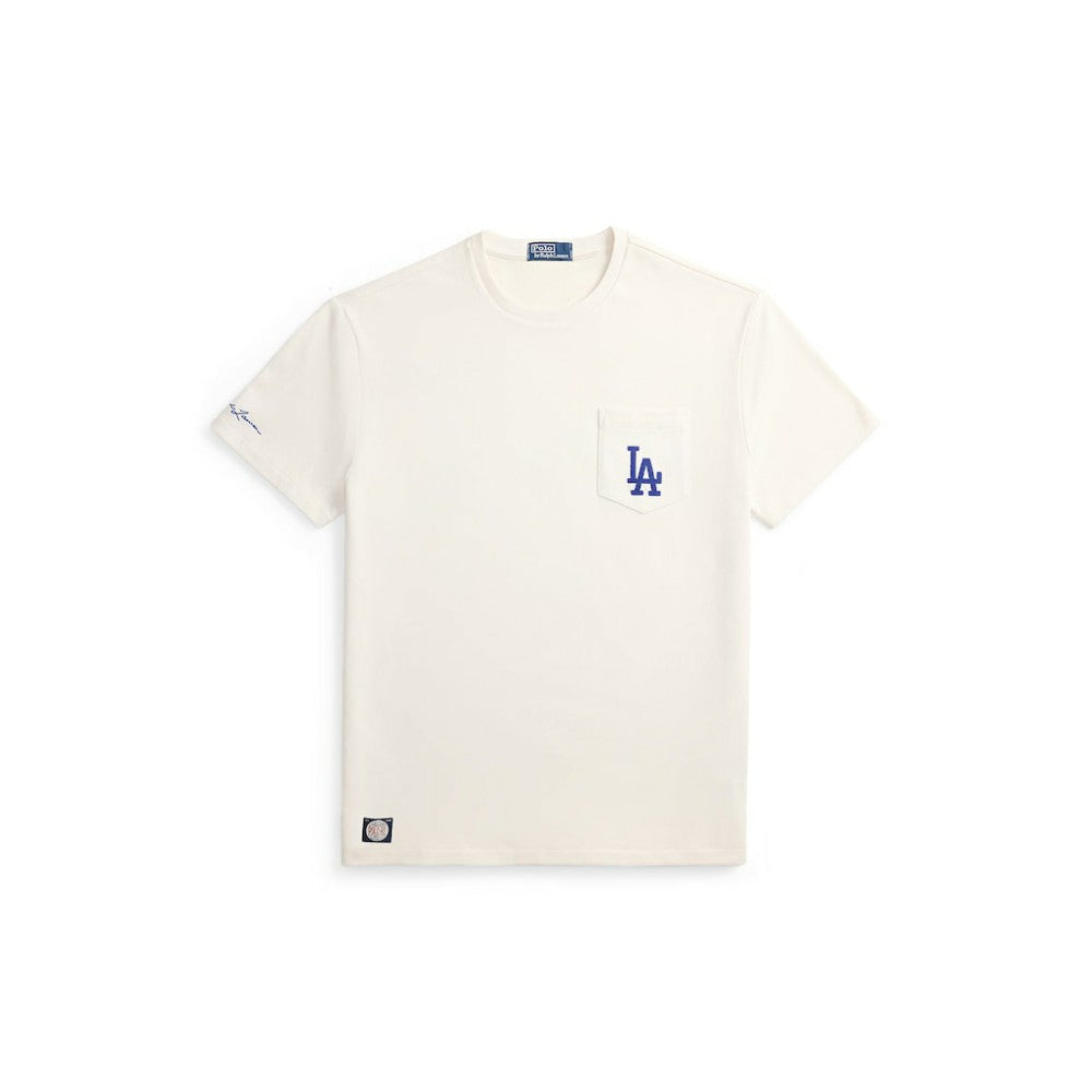 Dodgers Polo Ralph Lauren T-Shirt - White - MLB Sale