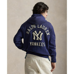 Yankees Polo Ralph Lauren Fleece Hoodie - Navy - MLB Online