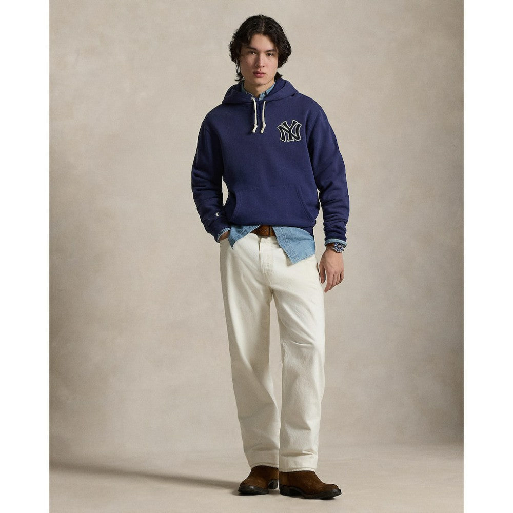 Yankees Polo Ralph Lauren Fleece Hoodie - Navy - MLB Online
