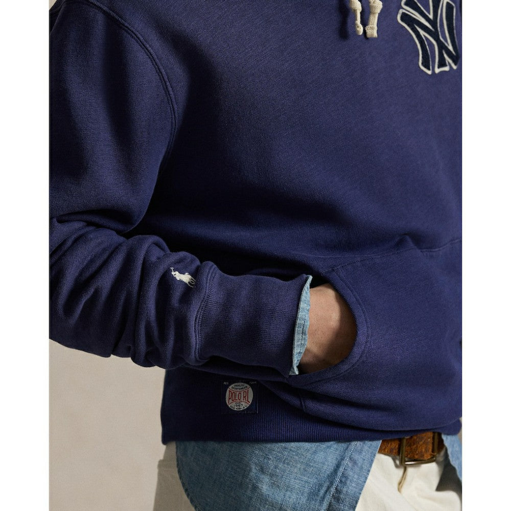 Yankees Polo Ralph Lauren Fleece Hoodie - Navy - MLB Online