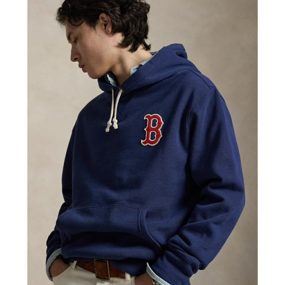 Red Sox Polo Ralph Lauren Fleece Hoodie - Navy - MLB Online