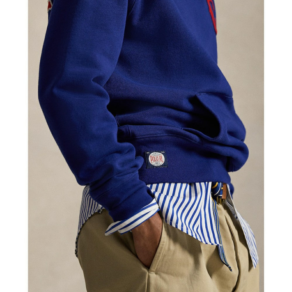Cubs Polo Ralph Lauren Fleece Hoodie - Royal - MLB Discount