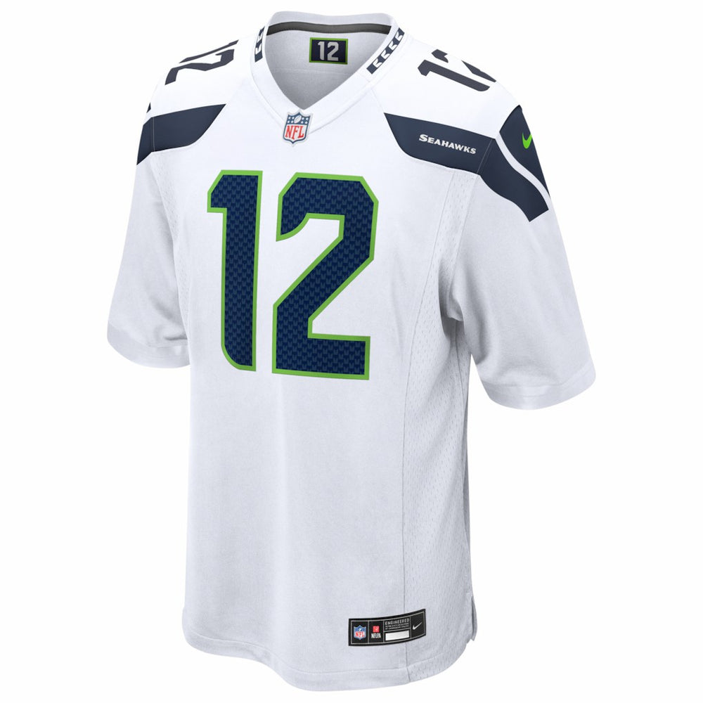 Nike 12s Seattle Seahawks Game Jersey White