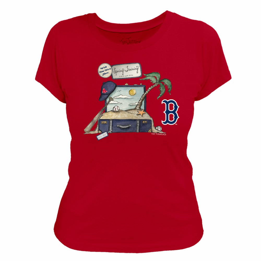Boston Red Sox Tiny Turnip Women's 2026 Spring Training T-Shirt - Red - MLB Discount