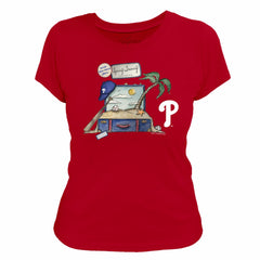 Philadelphia Phillies Tiny Turnip Women's 2026 Spring Training T-Shirt - Red - MLB Lifestyle