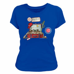 Chicago Cubs Tiny Turnip Women's 2026 Spring Training T-Shirt - Royal - MLB Sale
