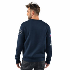 Seattle Seahawks Starter Two-Time Super Bowl Champions Classic Fleece Sweatshirt College Navy