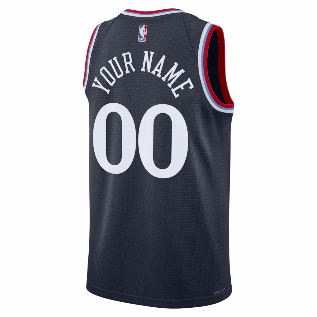 LA Clippers Unisex Swingman Custom Jersey Icon Edition Navy | Nike discount