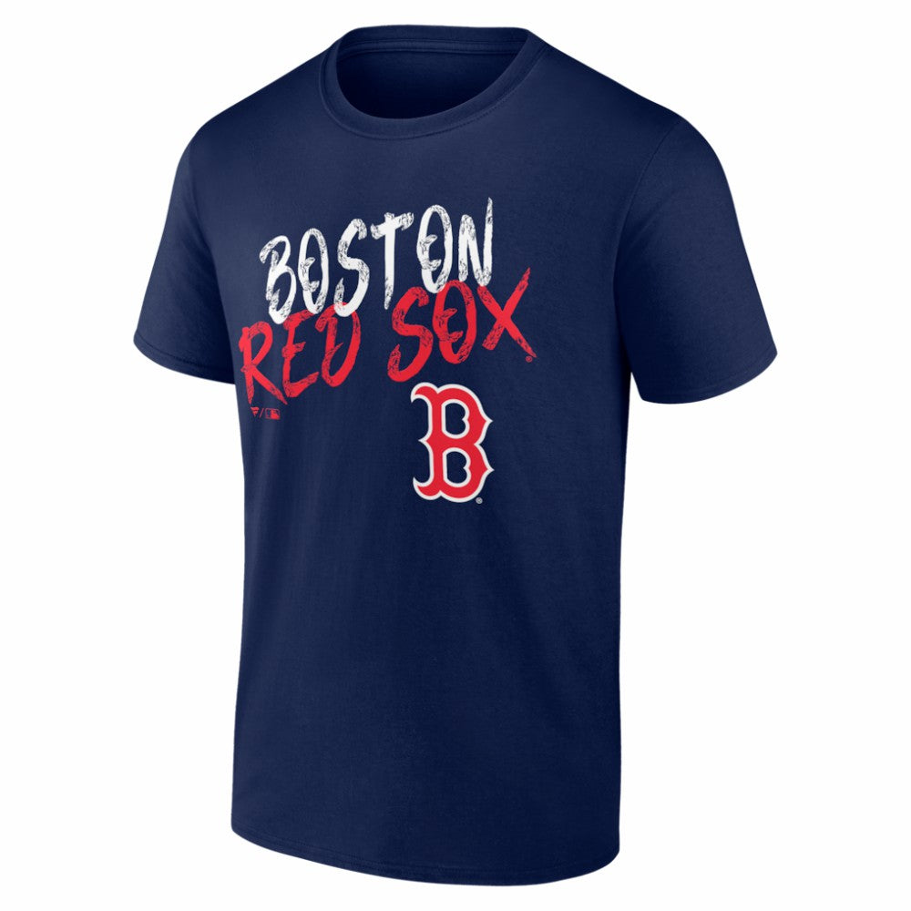 Boston Red Sox  Hustle Personalized Name & Number T-Shirt - Navy - MLB on Sale