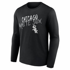 Chicago White Sox  Hustle Personalized Name & Number Long Sleeve T-Shirt - Black - MLB on Sale