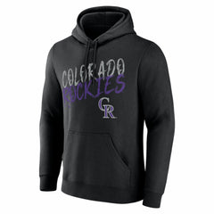 Colorado Rockies  Hustle Personalized Name & Number Hoodie - Black - MLB Lifestyle