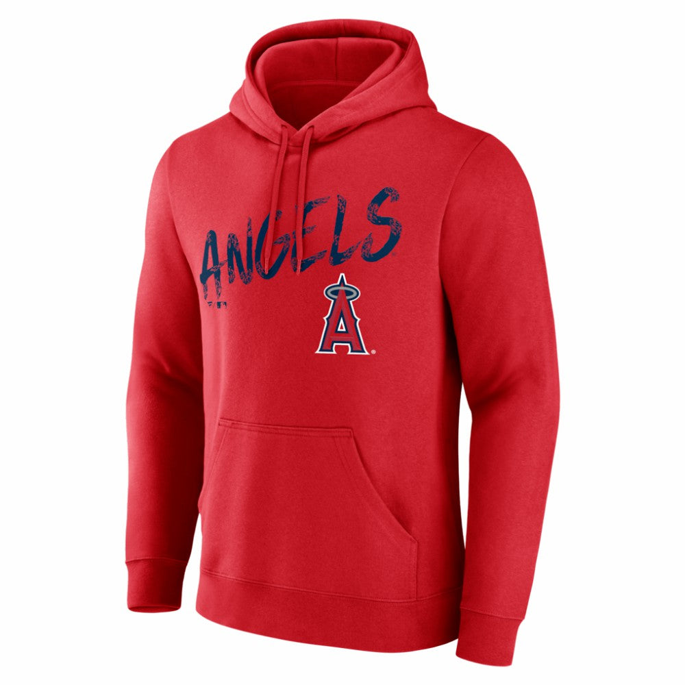 Los Angeles Angels  Hustle Personalized Name & Number Hoodie - Red - MLB Sale