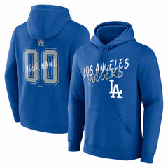 Los Angeles Dodgers  Hustle Personalized Name & Number Hoodie - Royal - MLB Online