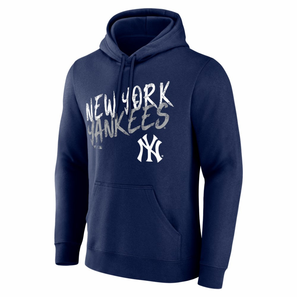 New York Yankees  Hustle Personalized Name & Number Hoodie - Navy - MLB Discount