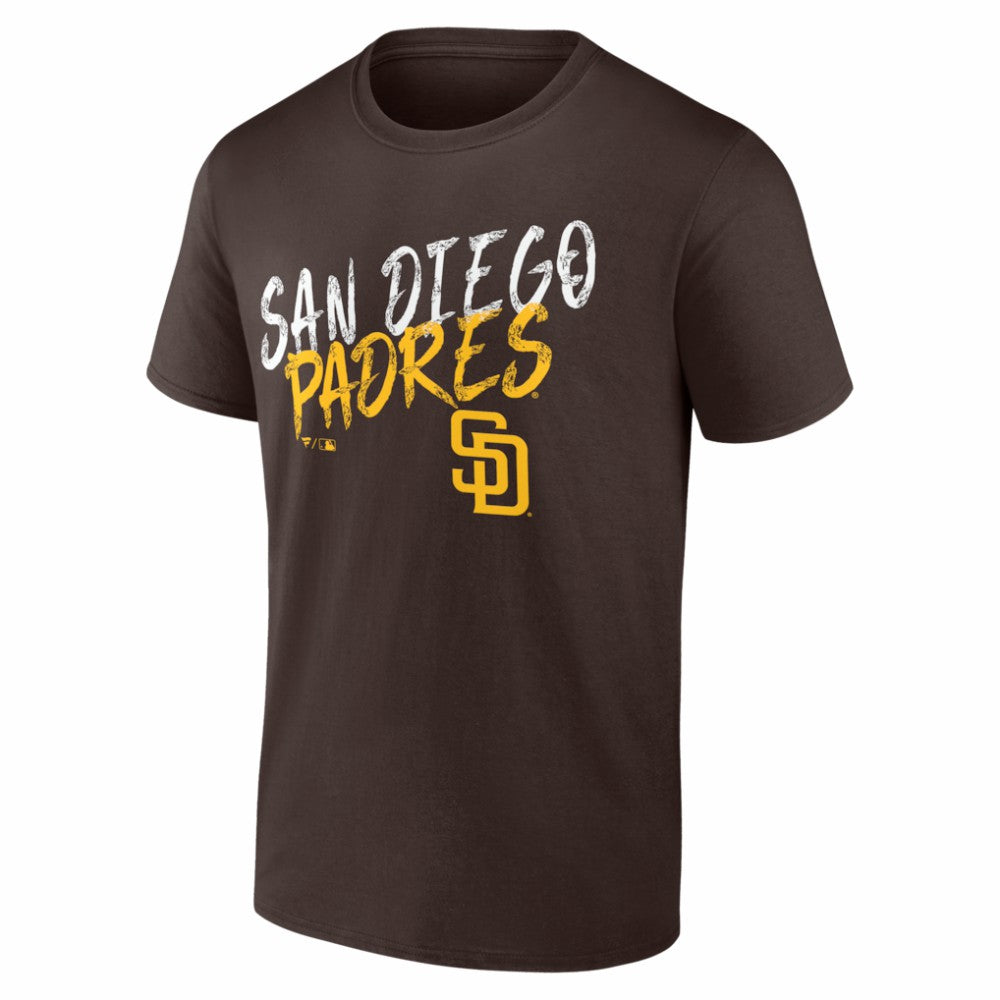 San Diego Padres  Hustle Personalized Name & Number T-Shirt - Brown - MLB Sale