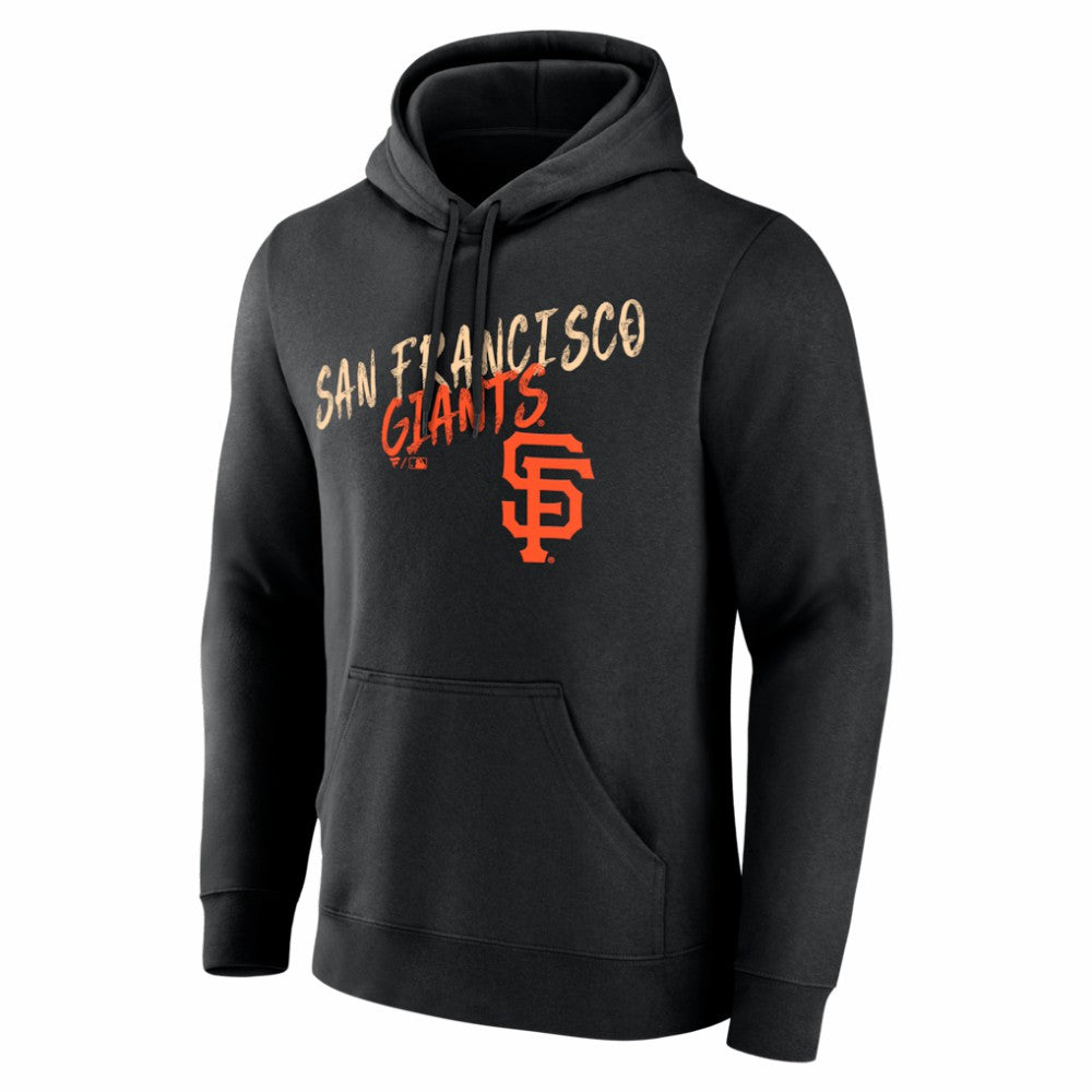 San Francisco Giants  Hustle Personalized Name & Number Hoodie - Black - MLB Sale