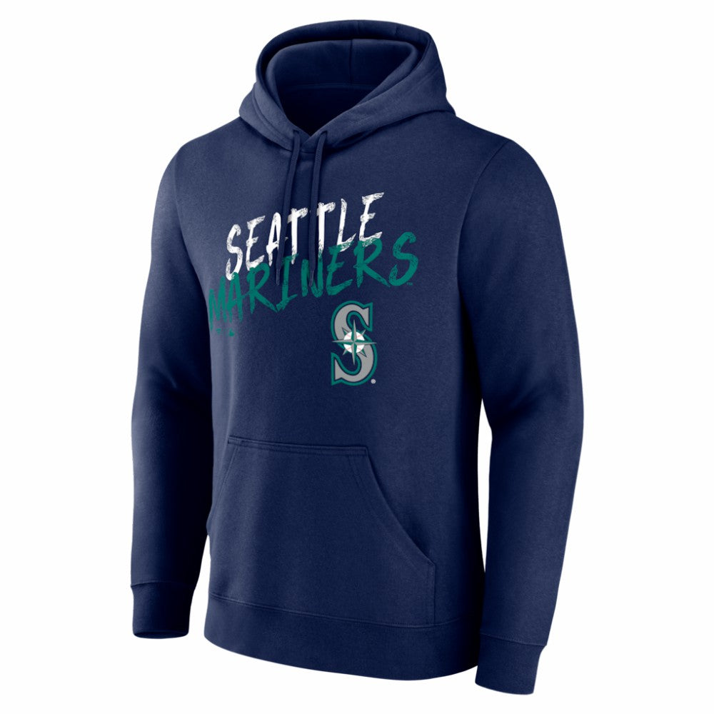 Seattle Mariners  Hustle Personalized Name & Number Hoodie - Navy - MLB Lifestyle