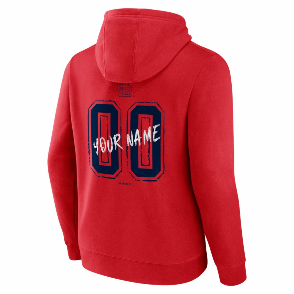 St. Louis Cardinals  Hustle Personalized Name & Number Hoodie - Red - MLB on Sale