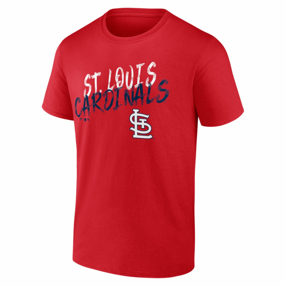 St. Louis Cardinals  Hustle Personalized Name & Number T-Shirt - Red - MLB Sale