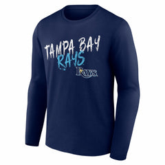 Tampa Bay Rays  Hustle Personalized Name & Number Long Sleeve T-Shirt - Navy - MLB Sale