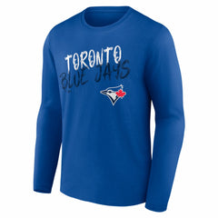 Toronto Blue Jays  Hustle Personalized Name & Number Long Sleeve T-Shirt - Royal - MLB Online