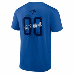 Toronto Blue Jays  Hustle Personalized Name & Number T-Shirt - Royal - MLB Lifestyle