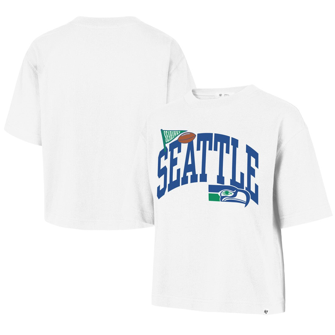 47 brand Seattle Seahawks '47 Women's Reed City T-Shirt White