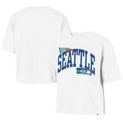47 brand Seattle Seahawks '47 Women's Reed City T-Shirt White