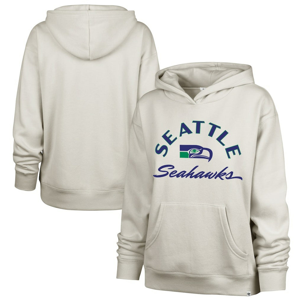47 brand Seattle Seahawks '47 Women's Whirlwind Naomi Hoodie Stone