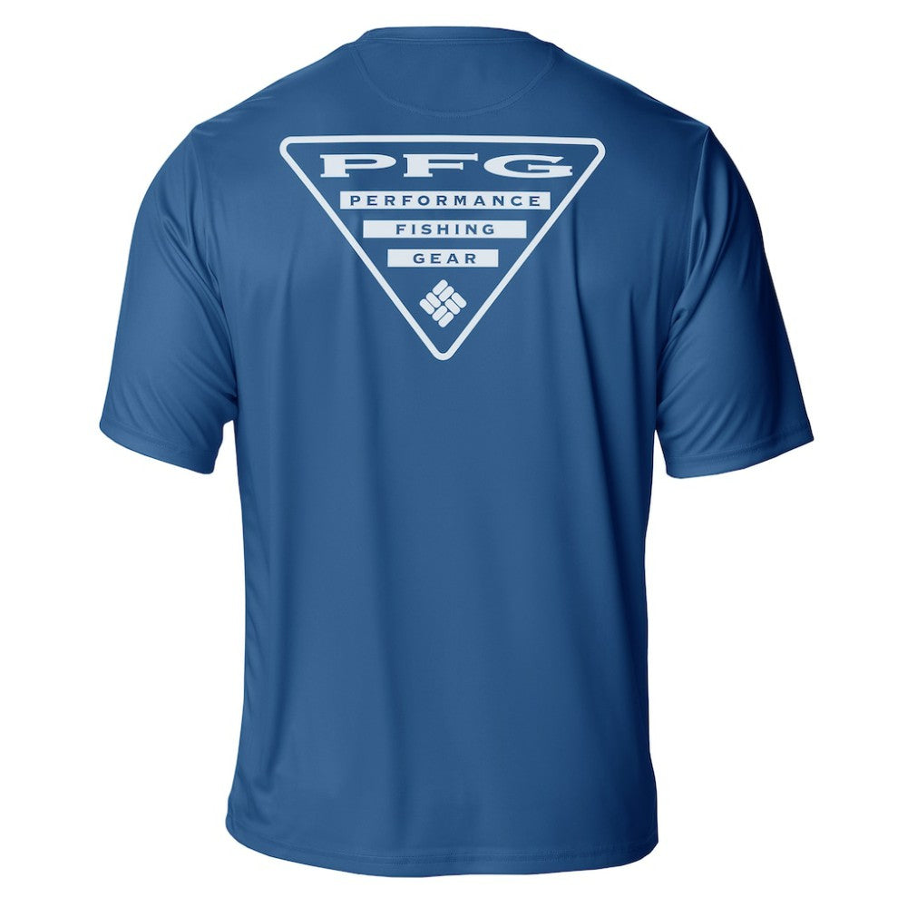 Colorado Avalanche Columbia PFG Terminal Tackle Omni-Shade T-Shirt - Blue - NHL 203863729