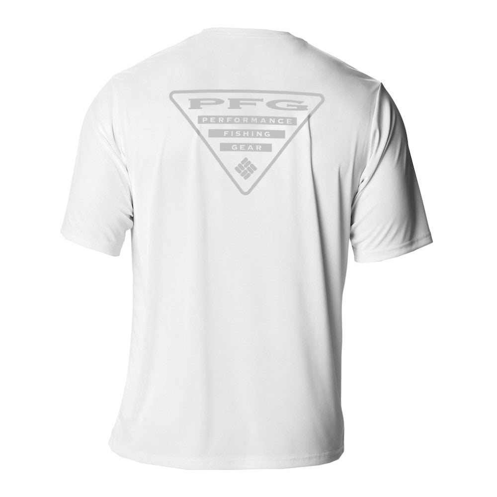 Boston Bruins Columbia PFG Terminal Tackle Omni-Shade T-Shirt - White - NHL 203863730