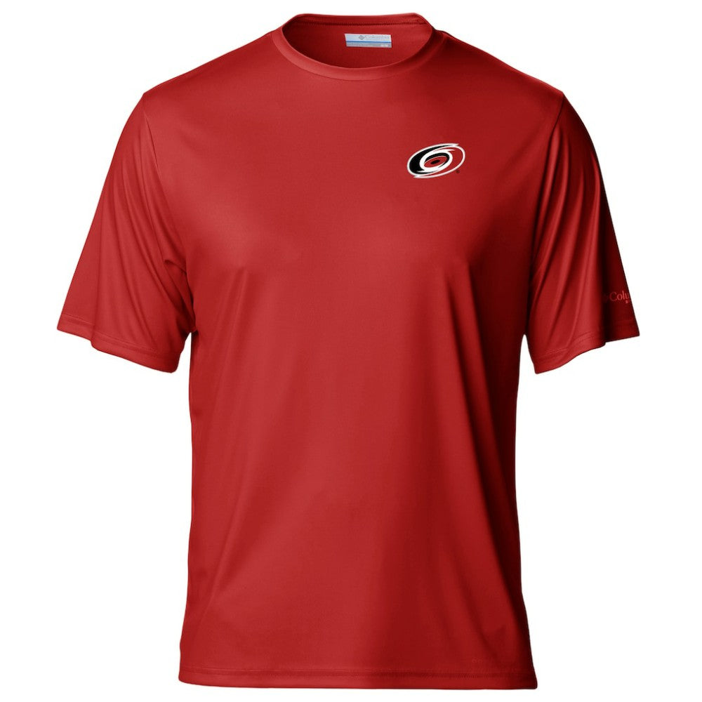 Carolina Hurricanes Columbia PFG Terminal Tackle Omni-Shade T-Shirt - Red - NHL 203863731