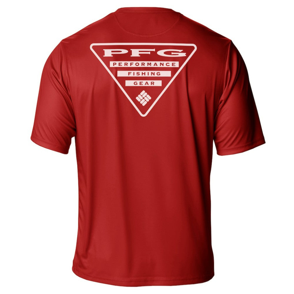 Carolina Hurricanes Columbia PFG Terminal Tackle Omni-Shade T-Shirt - Red - NHL 203863731