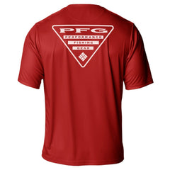 Carolina Hurricanes Columbia PFG Terminal Tackle Omni-Shade T-Shirt - Red - NHL 203863731