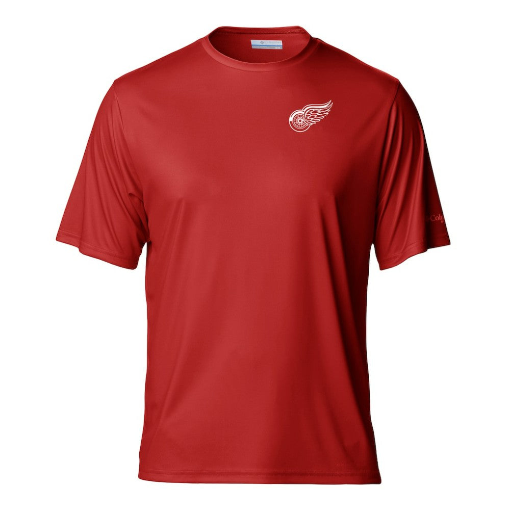 Detroit Red Wings Columbia PFG Terminal Tackle Omni-Shade T-Shirt - Red - NHL 203863732