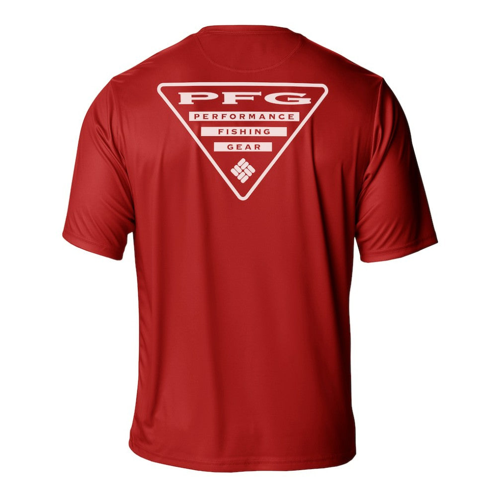 Detroit Red Wings Columbia PFG Terminal Tackle Omni-Shade T-Shirt - Red - NHL 203863732
