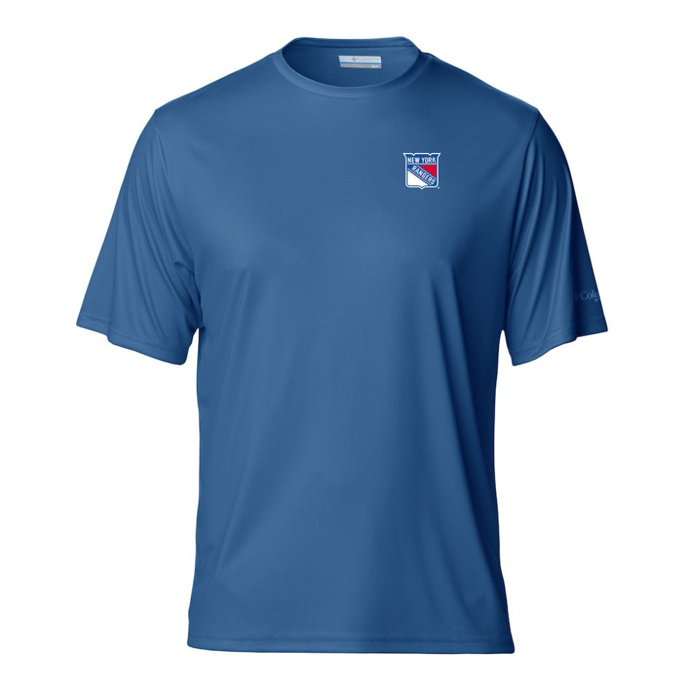 New York Rangers Columbia PFG Terminal Tackle Omni-Shade T-Shirt - Blue - NHL 203863734