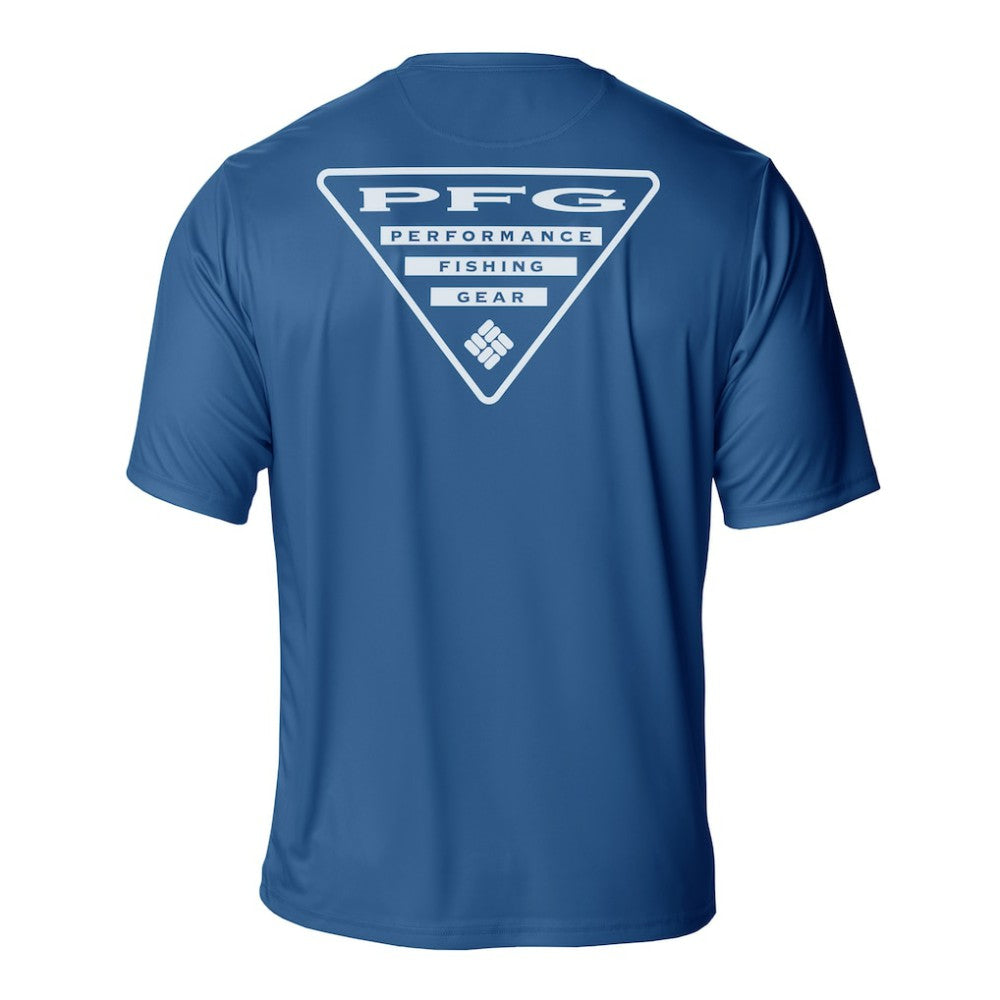 New York Rangers Columbia PFG Terminal Tackle Omni-Shade T-Shirt - Blue - NHL 203863734