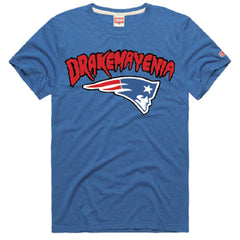 Drake Maye New England Patriots Homage Unisex Drakemayenia Tri-Blend T-Shirt Royal